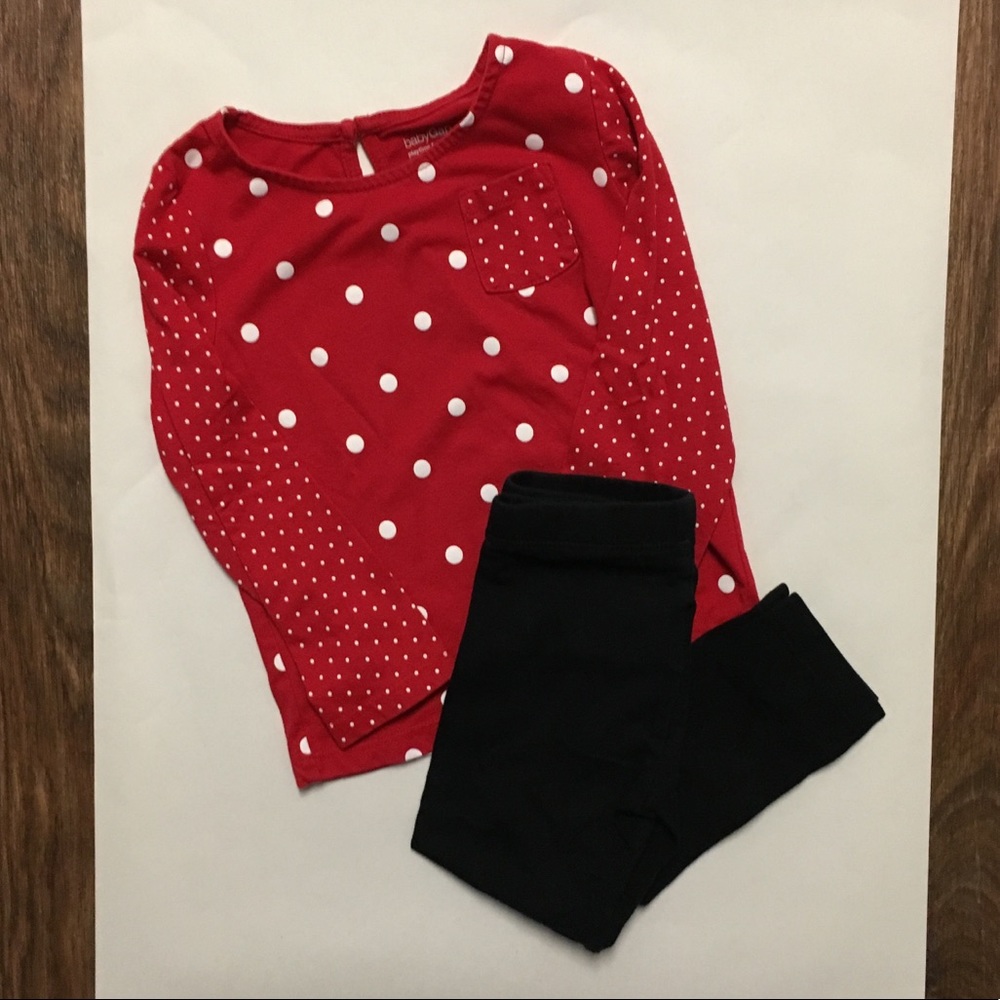 Lot of 3T Baby Gap shirt & Old Navy leggings